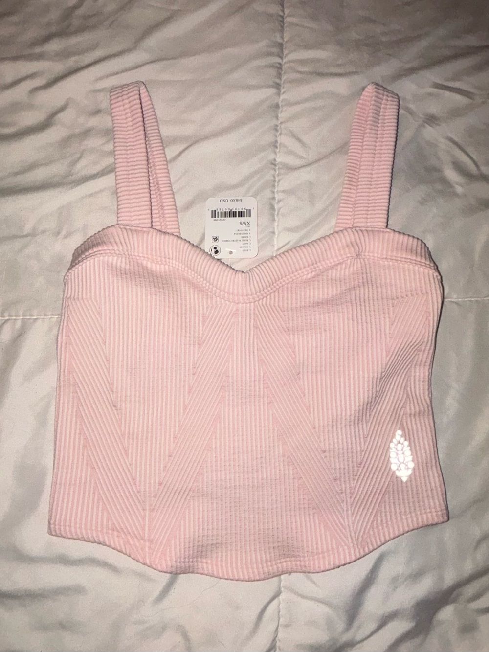 Free People Movement Ribbed Corset Tank
